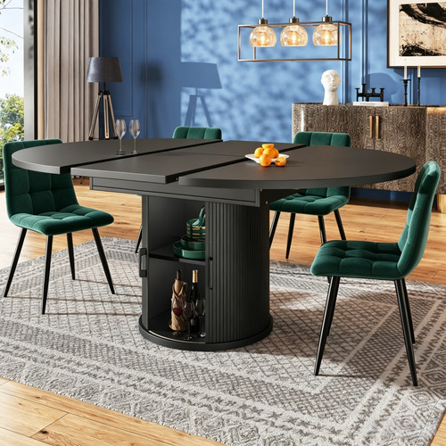 Extendable dining table with - dining, 4