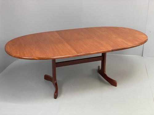 Plan dining table oval teak - g,