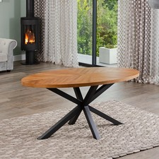 Wood Oval Dining Table Top