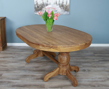 Reclaimed Teak Oval Pedestal