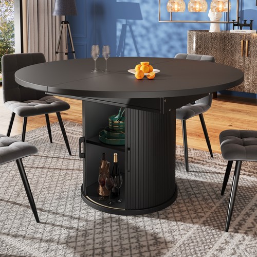 Extendable round dining - round,