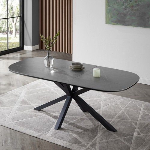 Ceramic dining table extending - table,