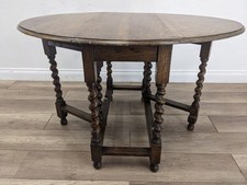 DINING TABLE Vintage Oak Wood